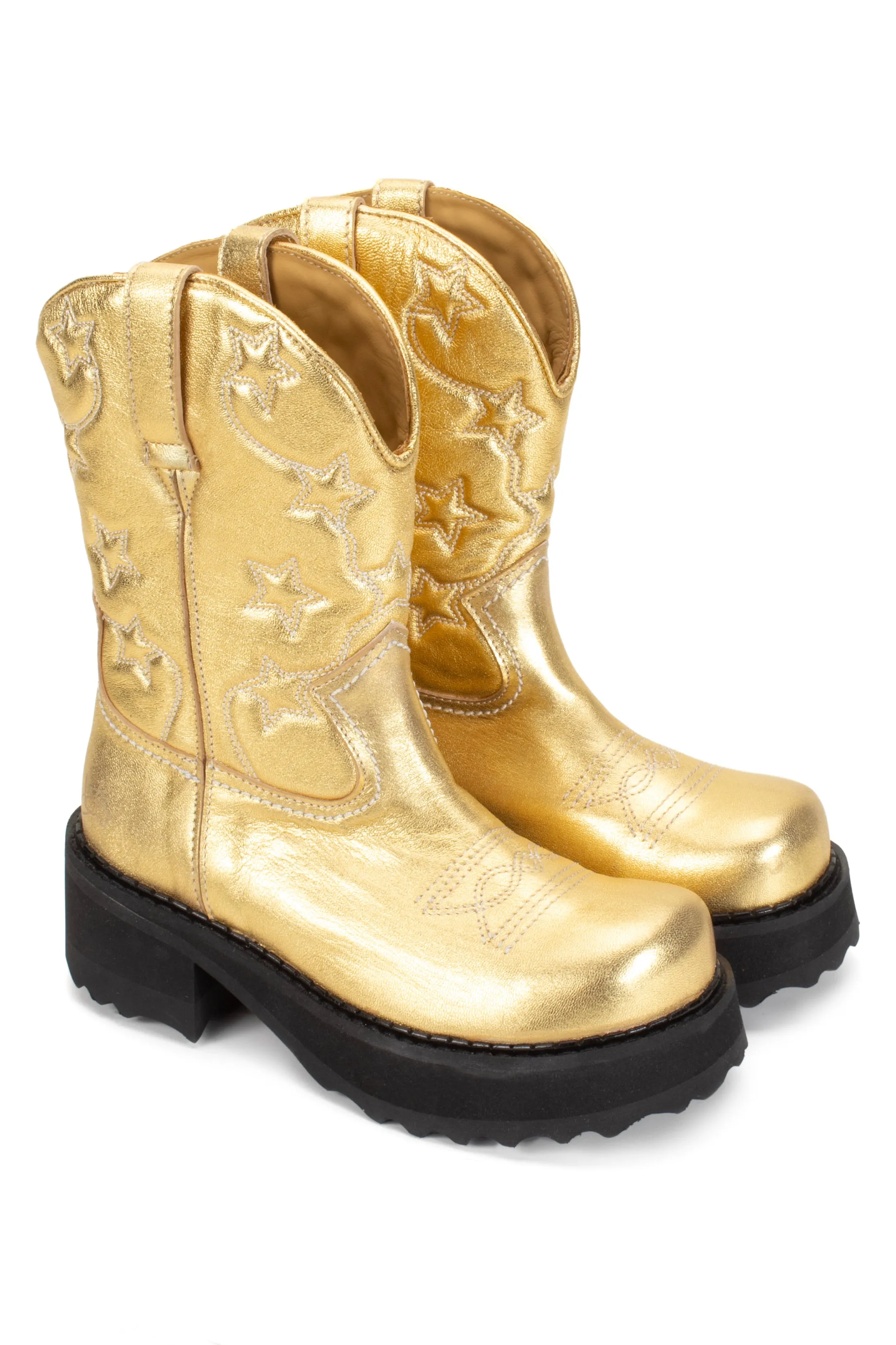 Anna Sui x John Fluevog Ankle Cowboy Boot sold by Anna Sui