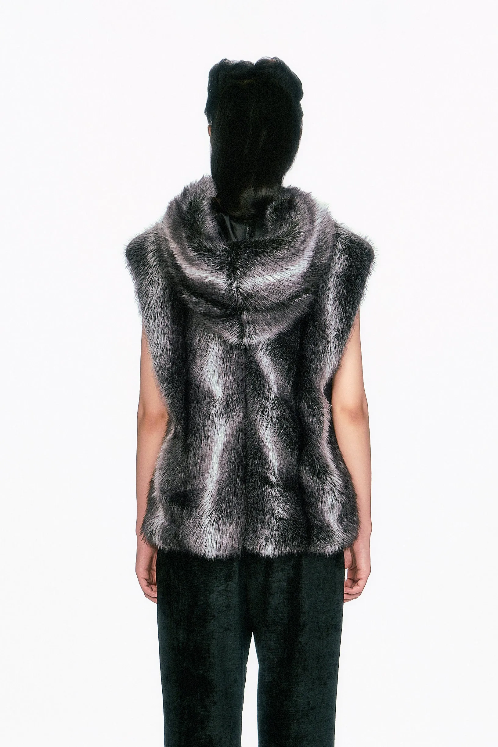 Faux Silver Fox Hoodie sold by Anna Sui product image thumbnail 5