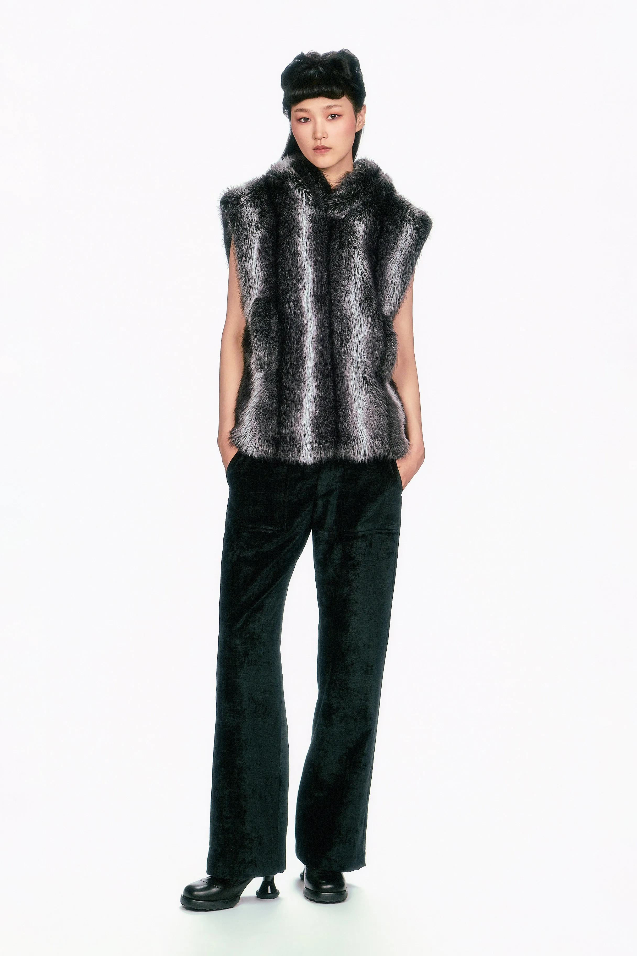 Faux Silver Fox Hoodie sold by Anna Sui product image thumbnail 3