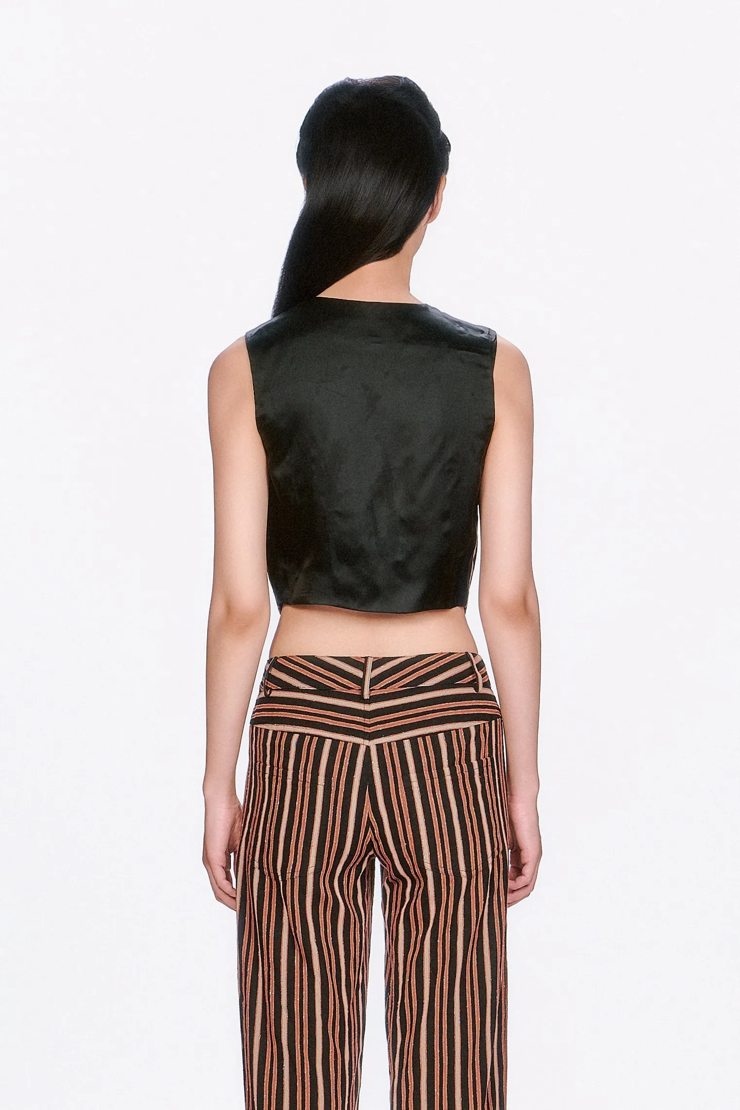 Pinstripe Vest sold by Anna Sui product image thumbnail 4