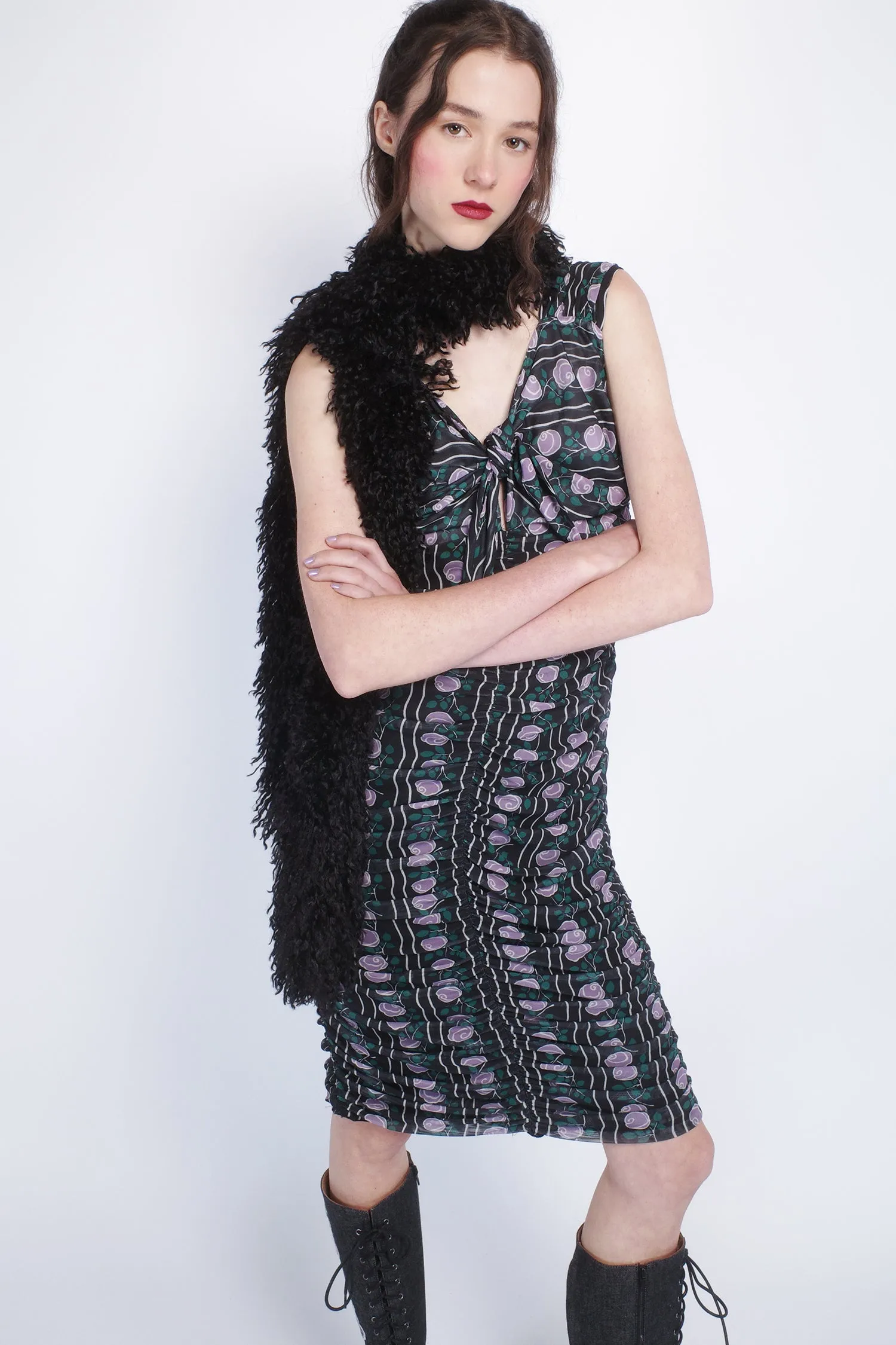 Faux Fur Scarf - Black sold by Anna Sui product image thumbnail 2