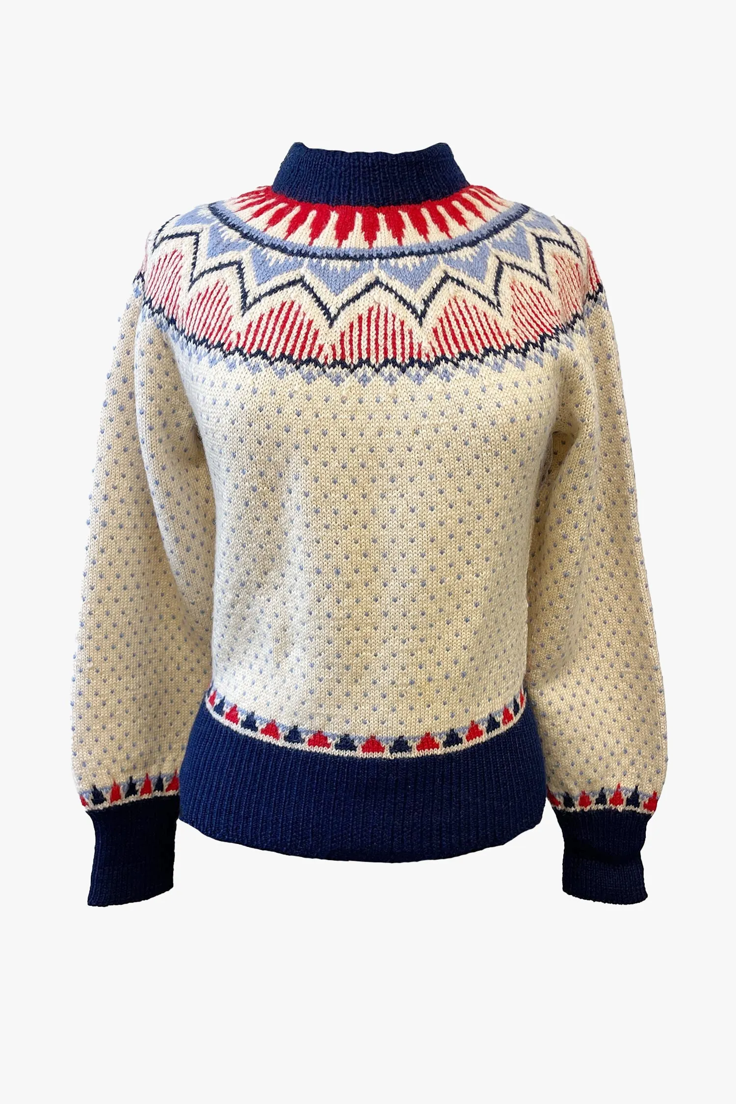 Vintage Paul Mage Originals Fair Isle Sweater sold by Anna Sui