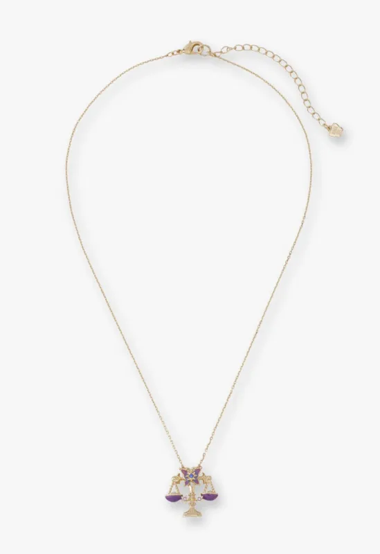 Libra Zodiac Necklace sold by Anna Sui