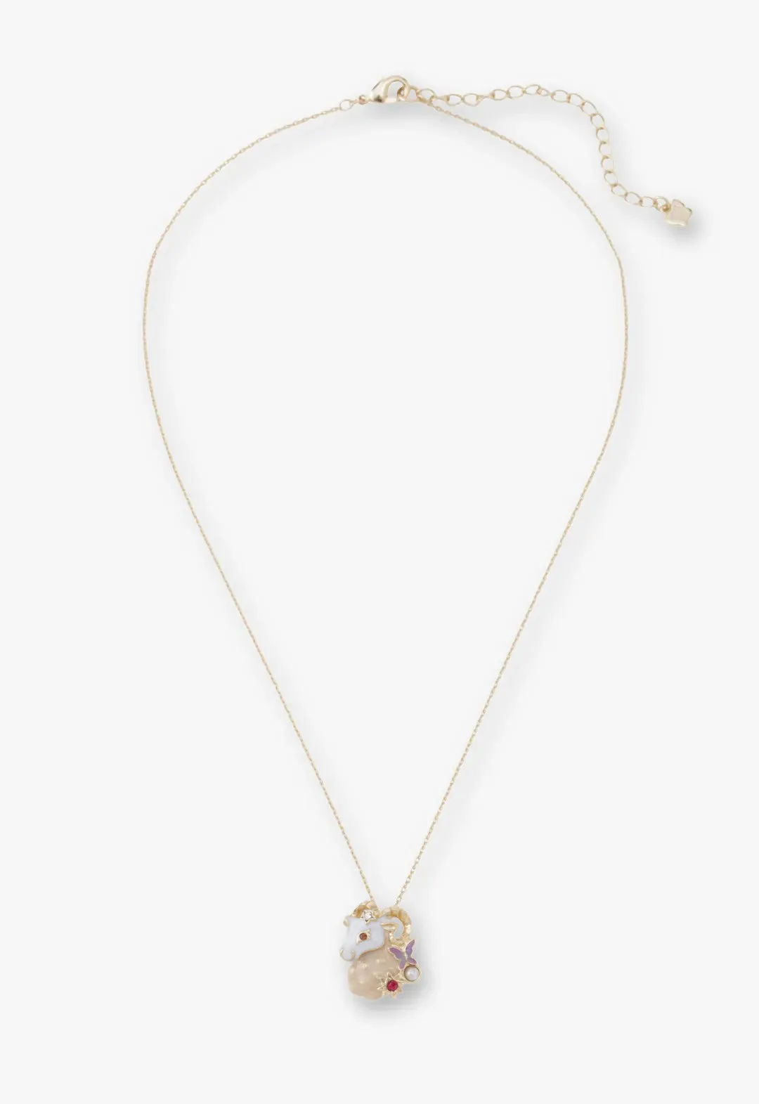 Aries Zodiac Necklace sold by Anna Sui