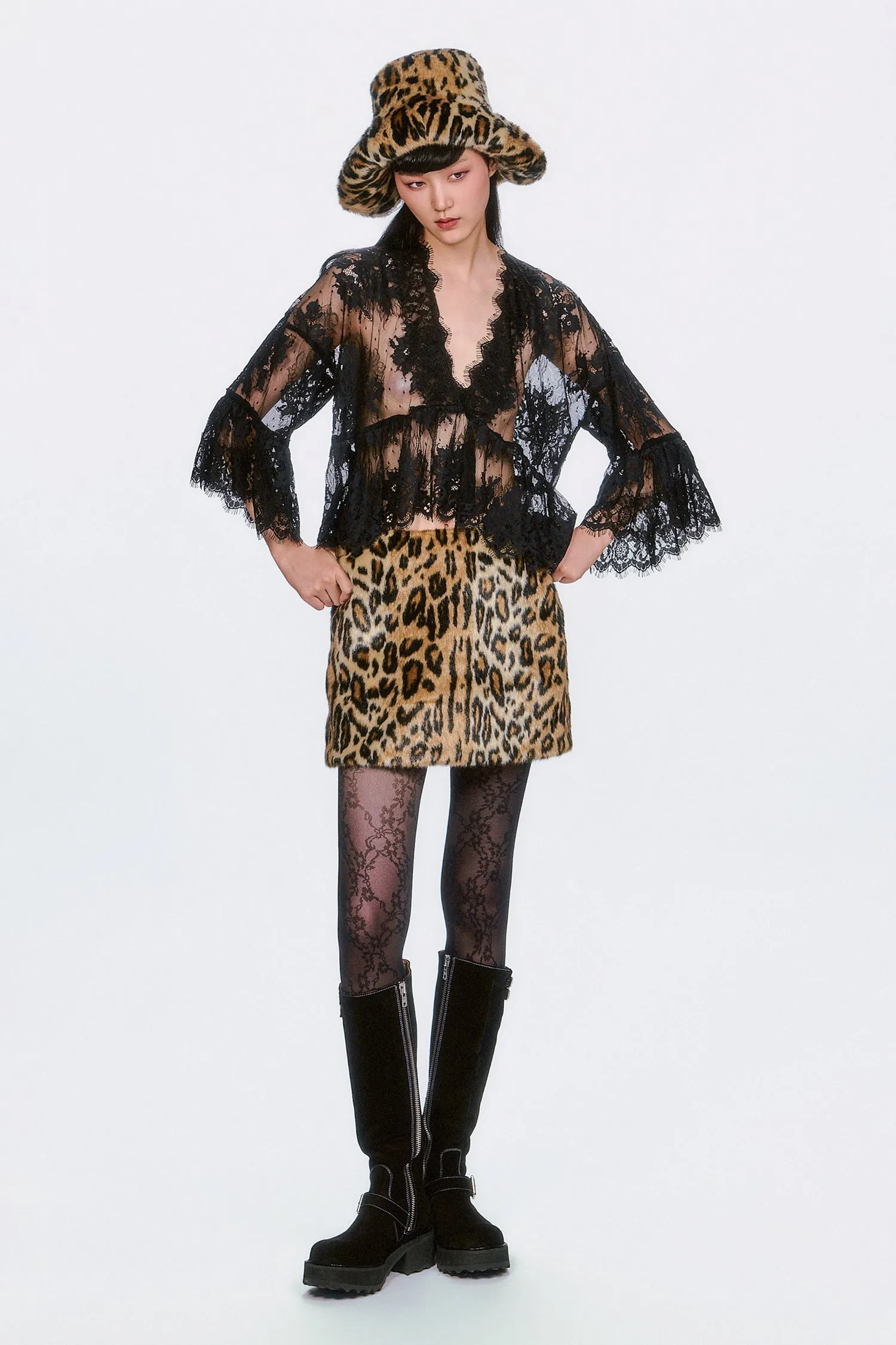 Victorian Lace V Neck Top sold by Anna Sui product image thumbnail 2