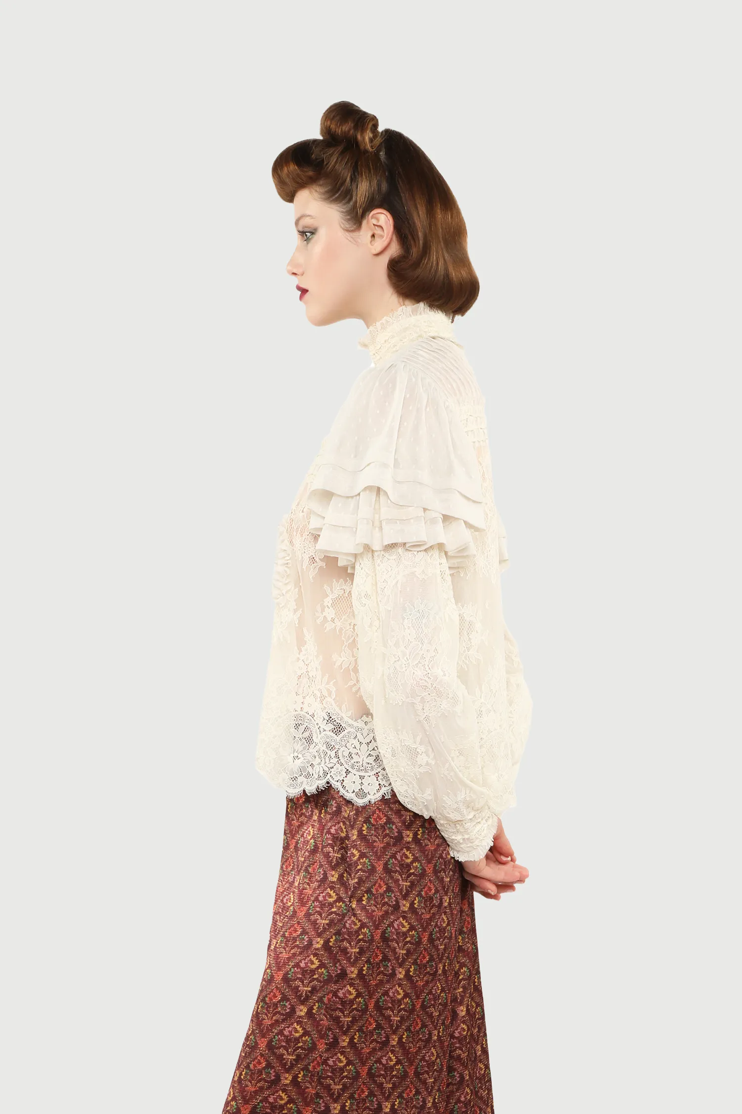 Victorian Lace Blouse sold by Anna Sui product image thumbnail 3