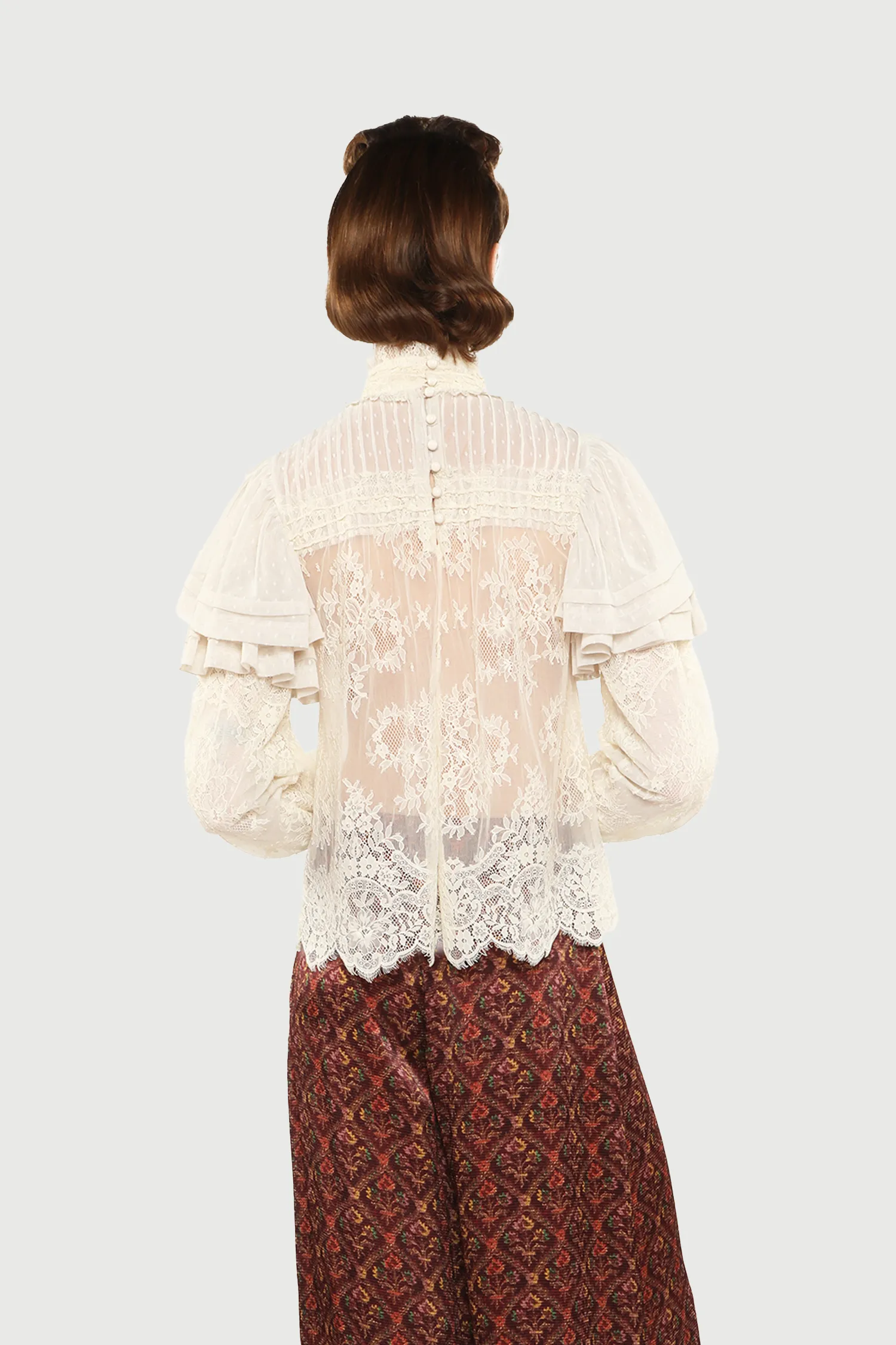 Victorian Lace Blouse sold by Anna Sui product image thumbnail 4