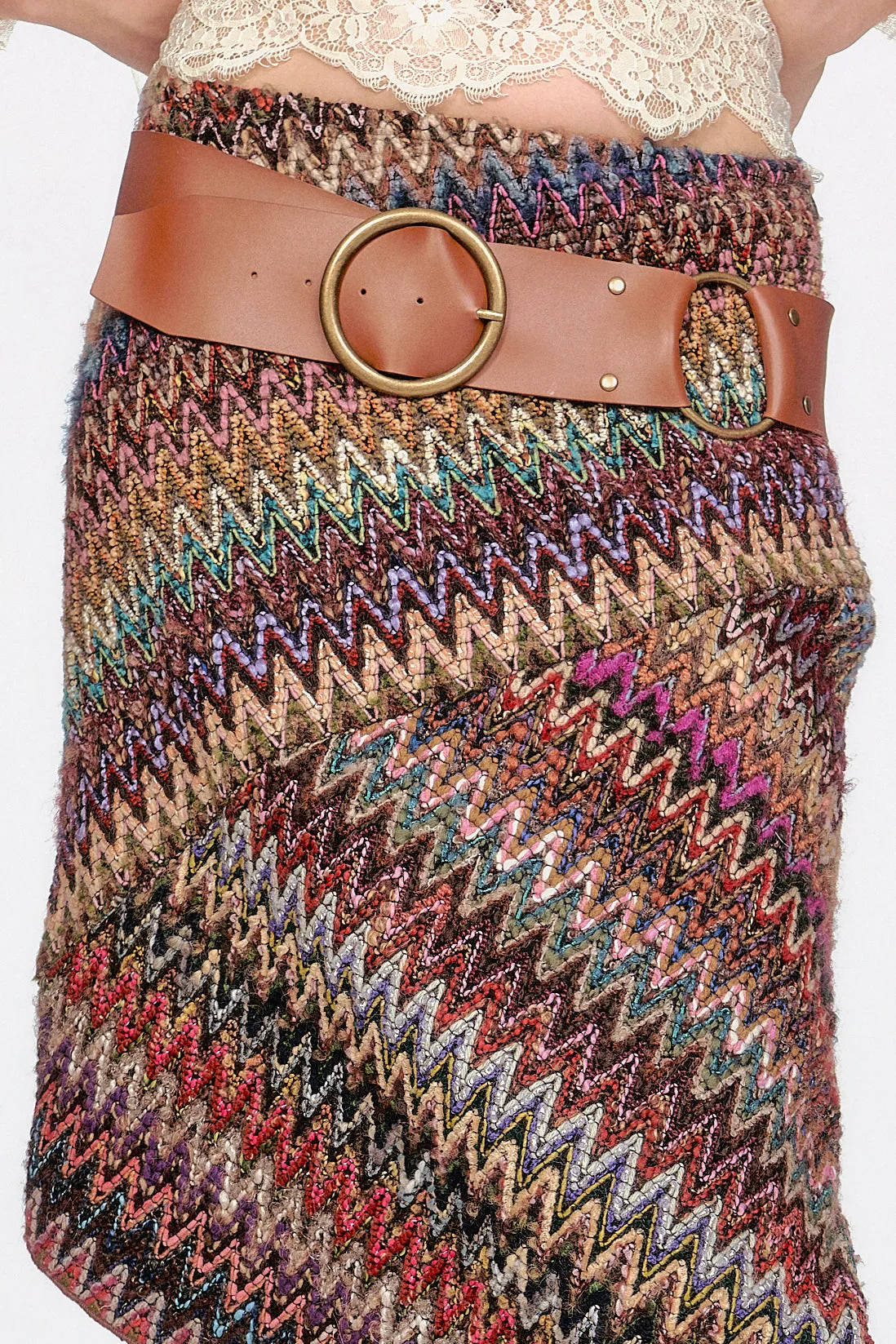 O-Ring Leather Belt - Oak sold by Anna Sui product image thumbnail 2