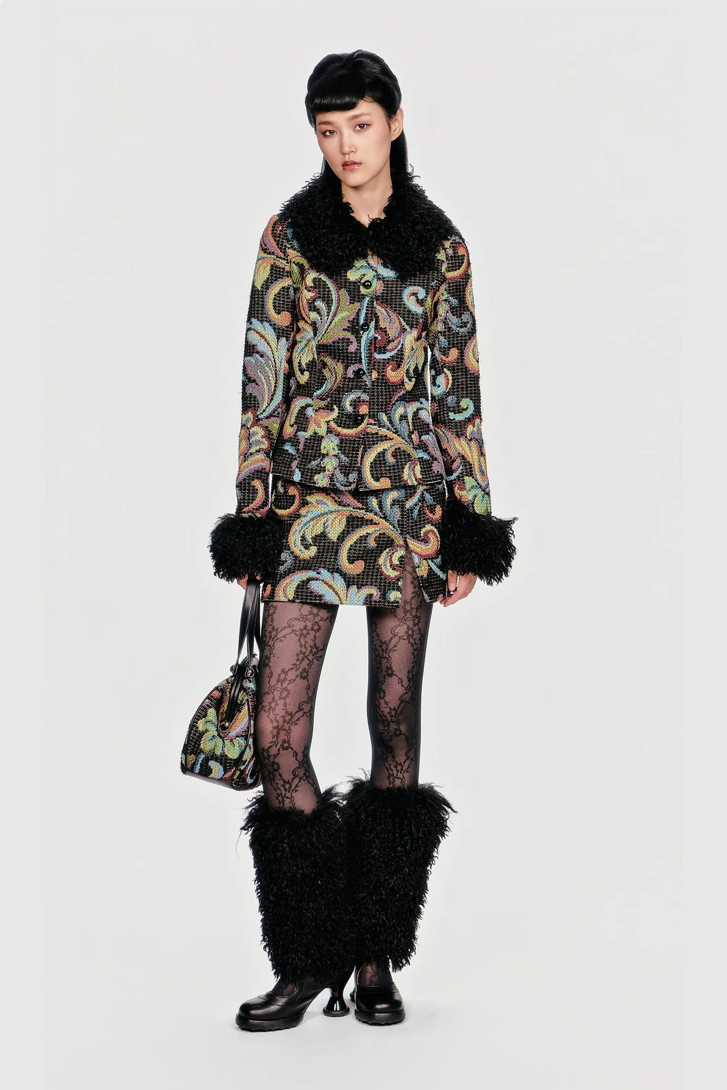 Tapestry Mini Skirt sold by Anna Sui product image thumbnail 5