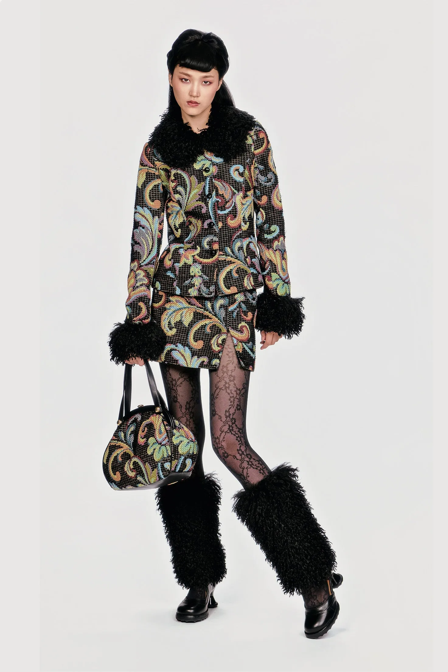 Tapestry Mini Skirt sold by Anna Sui product image thumbnail 3