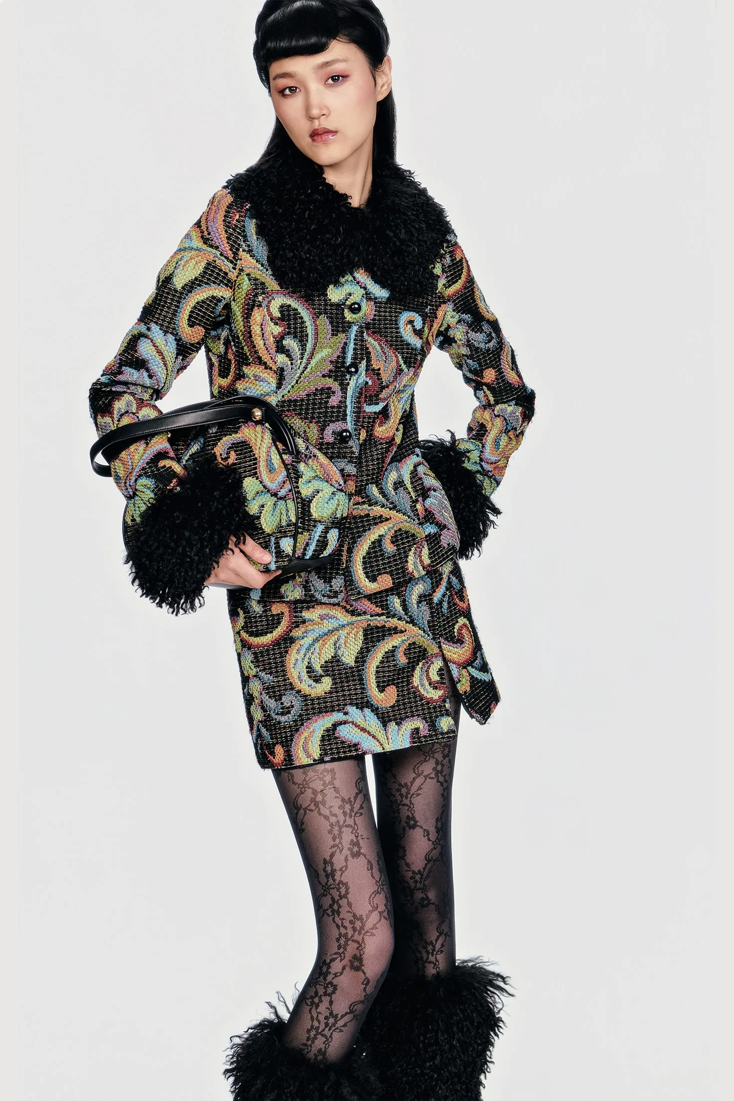 Tapestry Mini Skirt sold by Anna Sui product image thumbnail 4