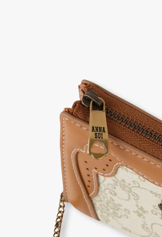 Lacey Roses Small Wallet - Beige sold by Anna Sui product image thumbnail 4