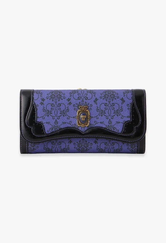 Lacey Roses Wallet - Purple sold by Anna Sui
