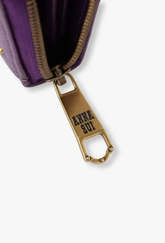 Victorian Quilted Wallet - Purple sold by Anna Sui product image thumbnail 4