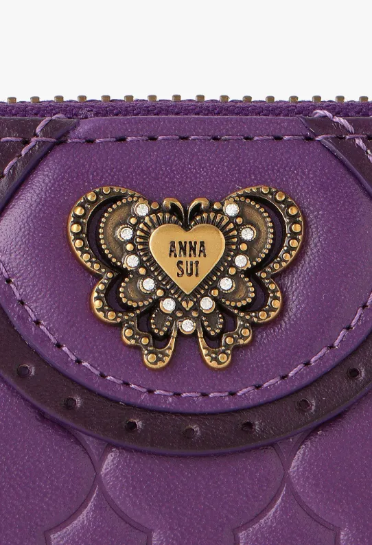 Victorian Quilted Wallet - Purple sold by Anna Sui product image thumbnail 5