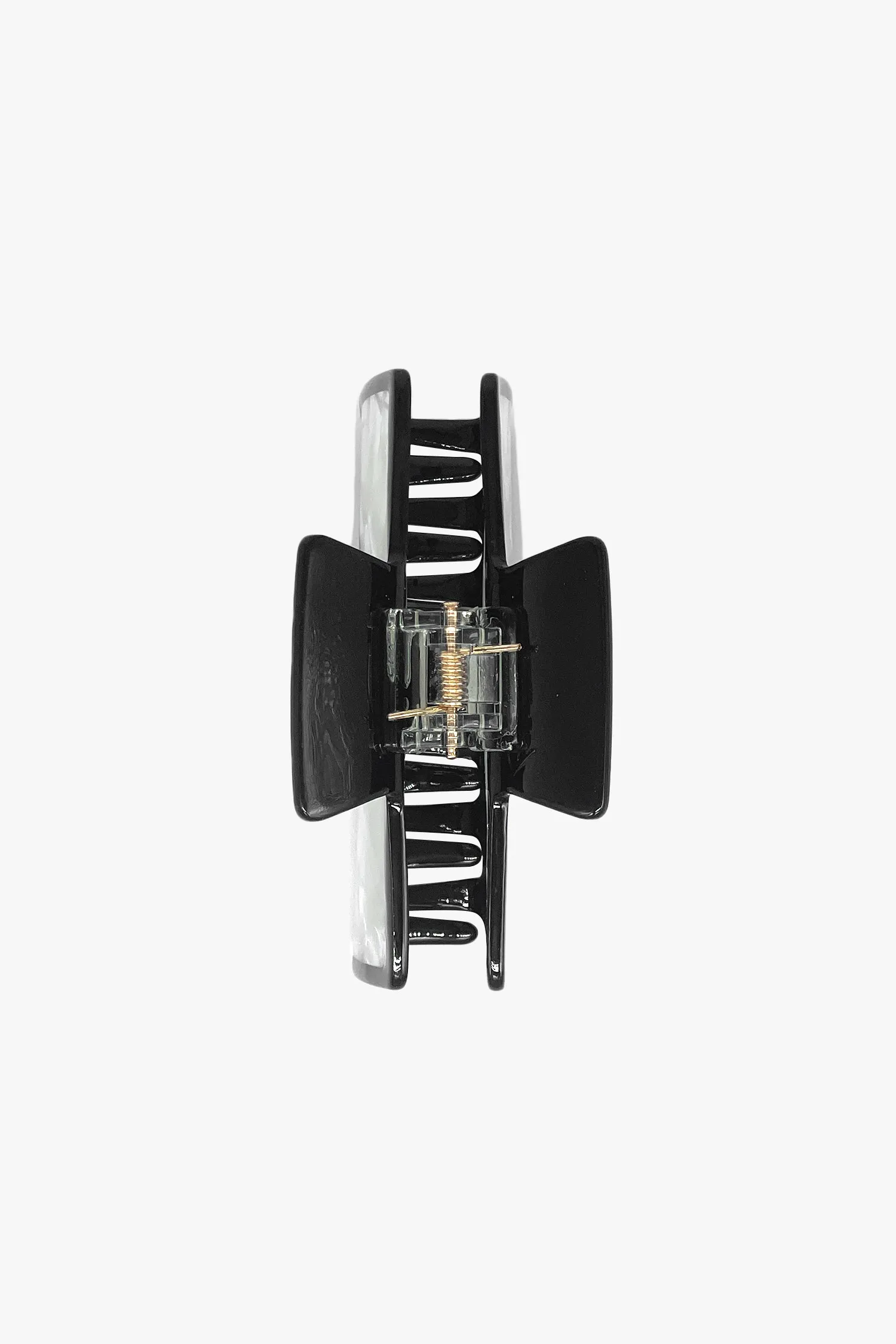 Art Deco Mother of Pearl & Black Rectangle Jaw Clip sold by Anna Sui product image thumbnail 2