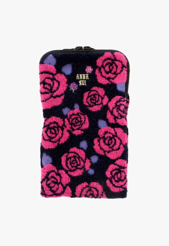 Rosebud Zipper Towel Pouch sold by Anna Sui