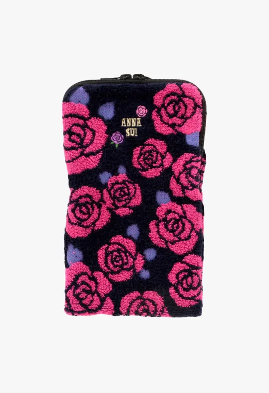Rosebud Zipper Towel Pouch sold by Anna Sui