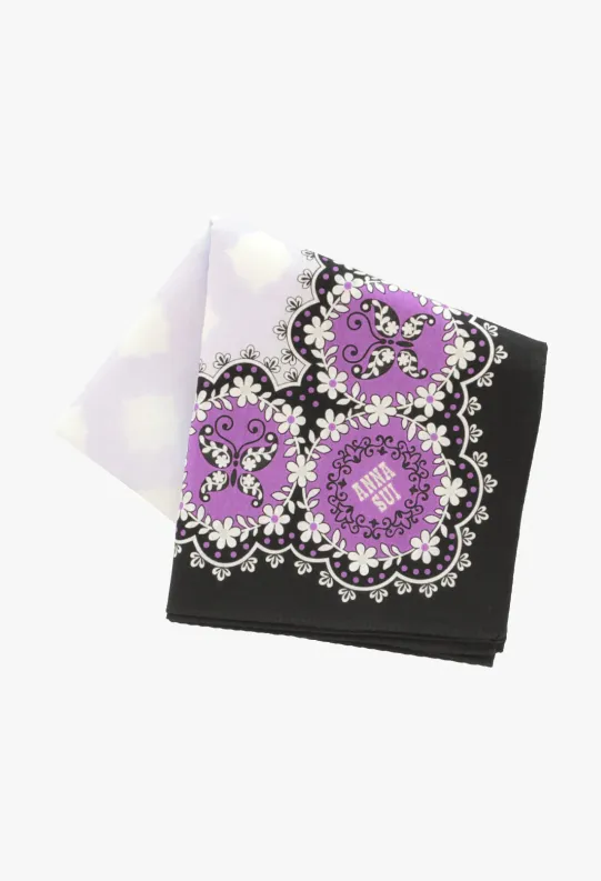 Butterfly Boarder Handkerchief sold by Anna Sui product image thumbnail 5