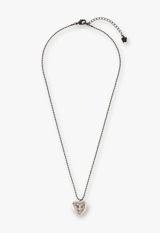 Butterfly Heart Necklace made by Anna Sui