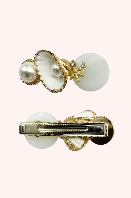 Princess White Opal Hair Clip sold by Anna Sui