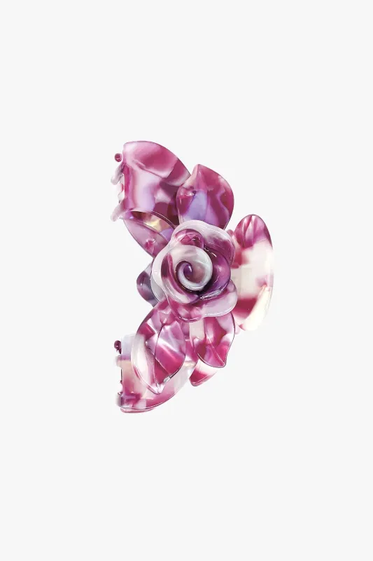 Rose Petal Bar Large Jaw Clip sold by Anna Sui