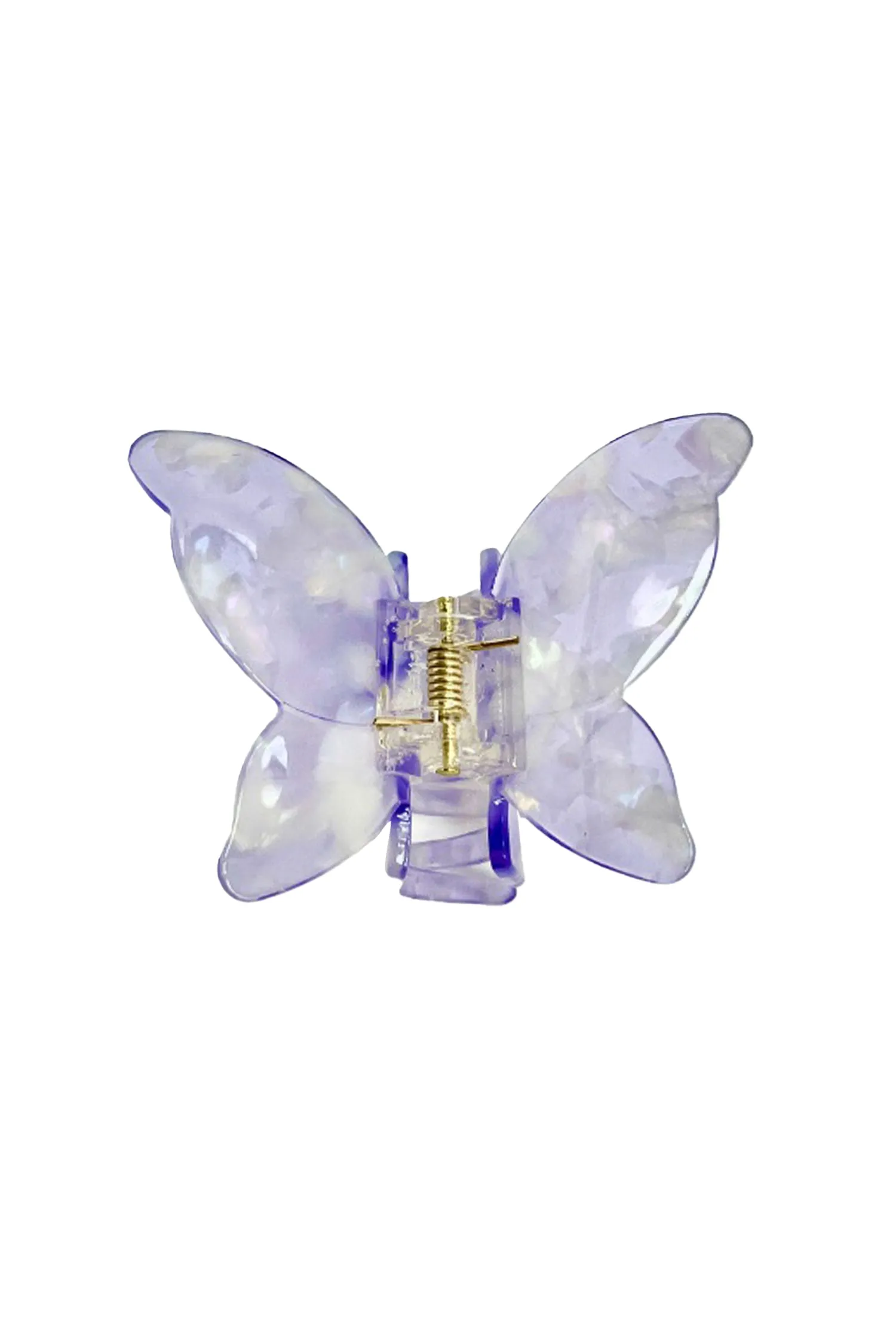 Large Gemtone Butterfly Jaw - Lavender sold by Anna Sui
