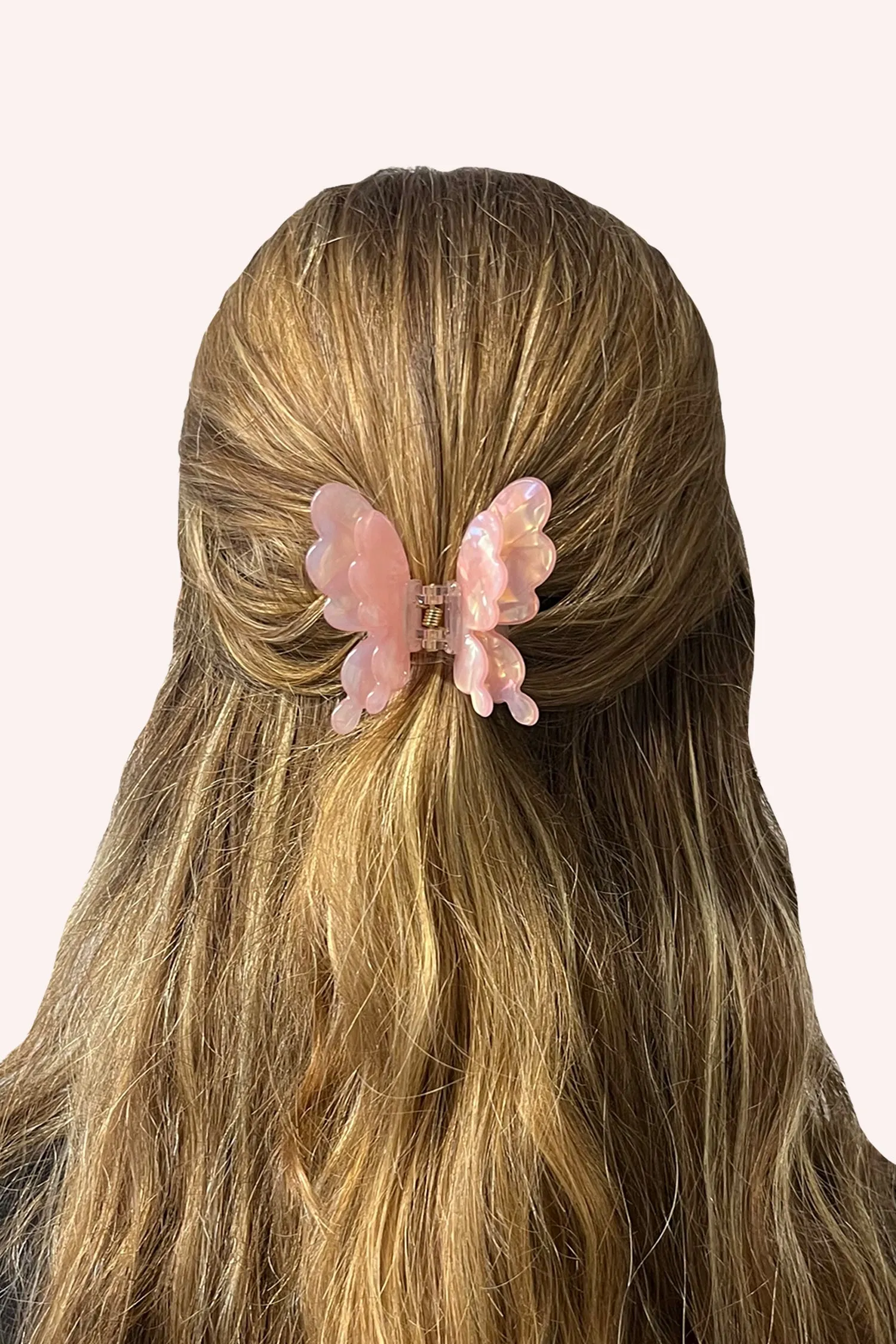 Pastel Iridescent Butterfly Jaw Clip Pink sold by Anna Sui product image thumbnail 4
