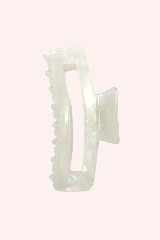 Jumbo Peek-a-Boo Clip Ivory sold by Anna Sui