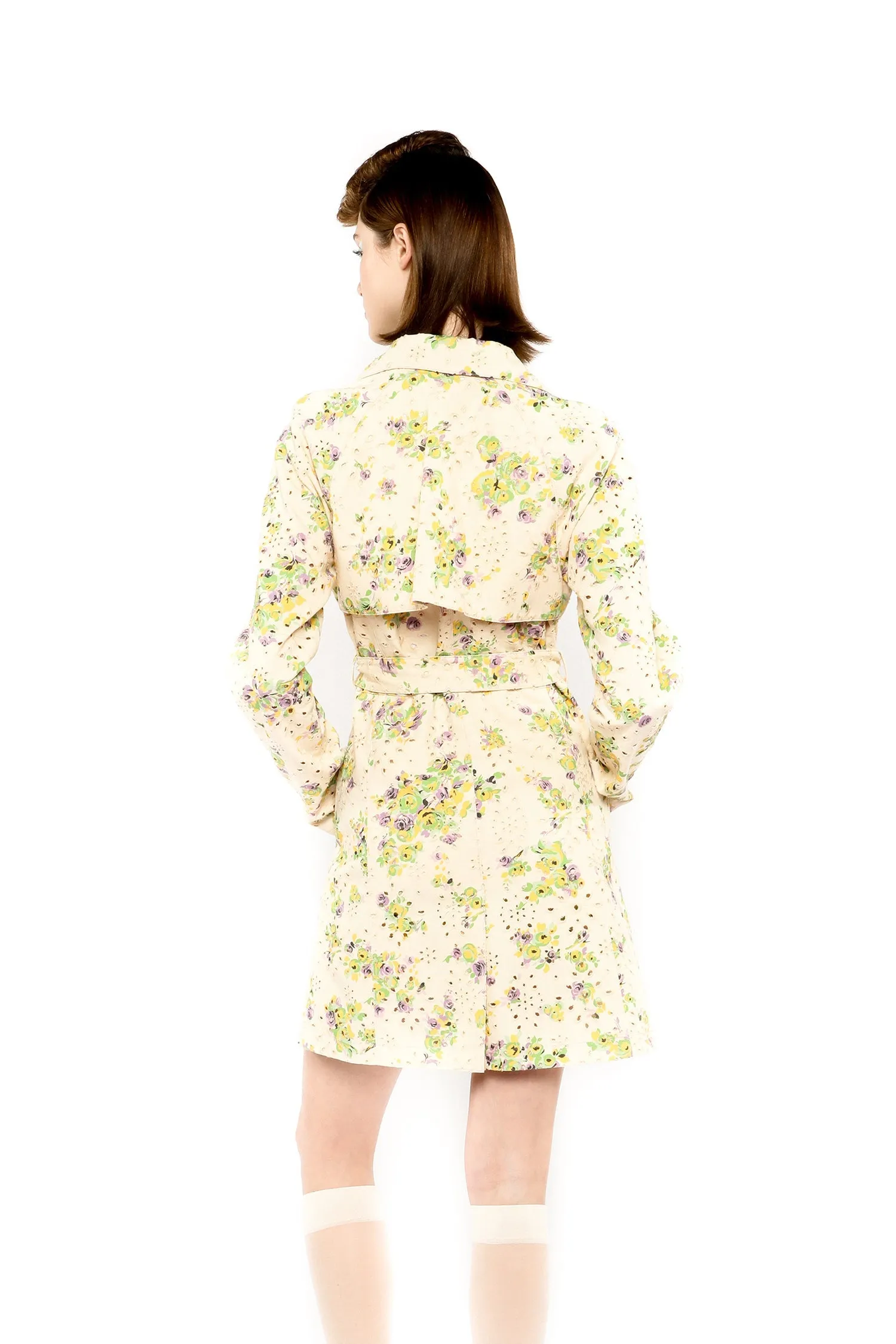 Rosies Posies Eyelet Trench Coat sold by Anna Sui product image thumbnail 4