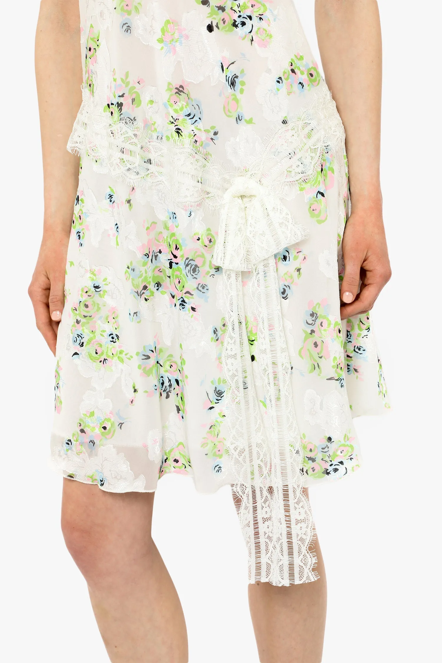 Rosies Posies Chiffon Romantic Lace Slip Dress sold by Anna Sui product image thumbnail 5