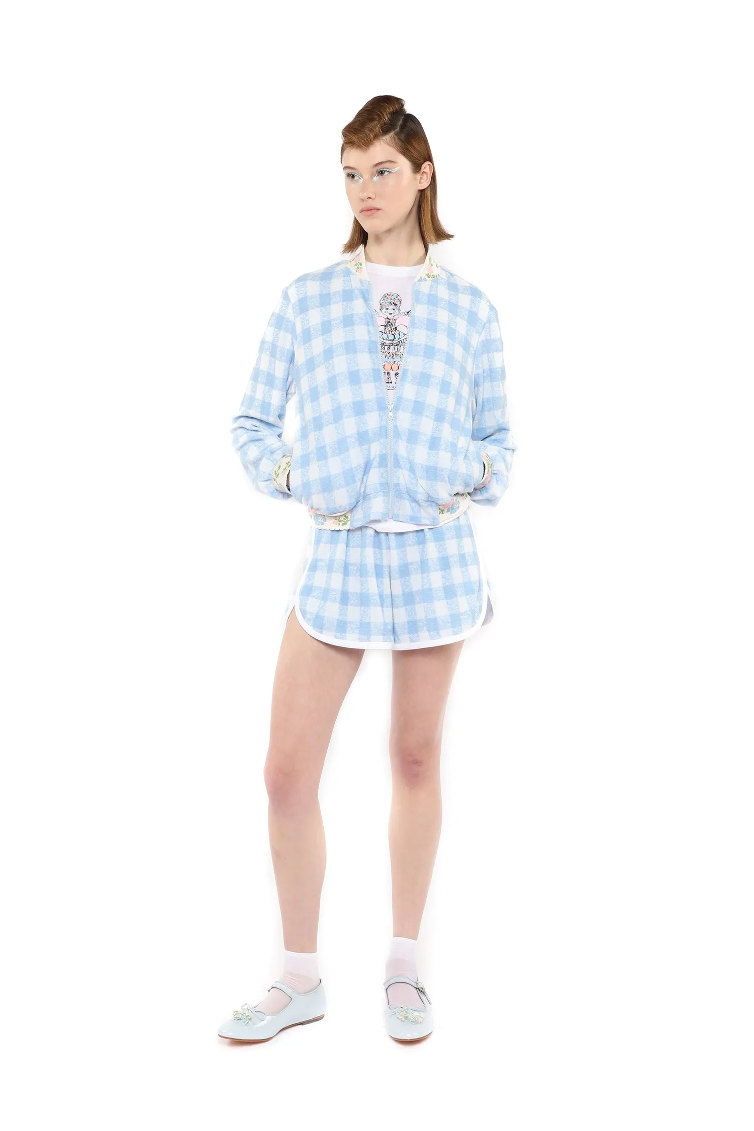 Gingham Terry Shorts sold by Anna Sui product image thumbnail 5