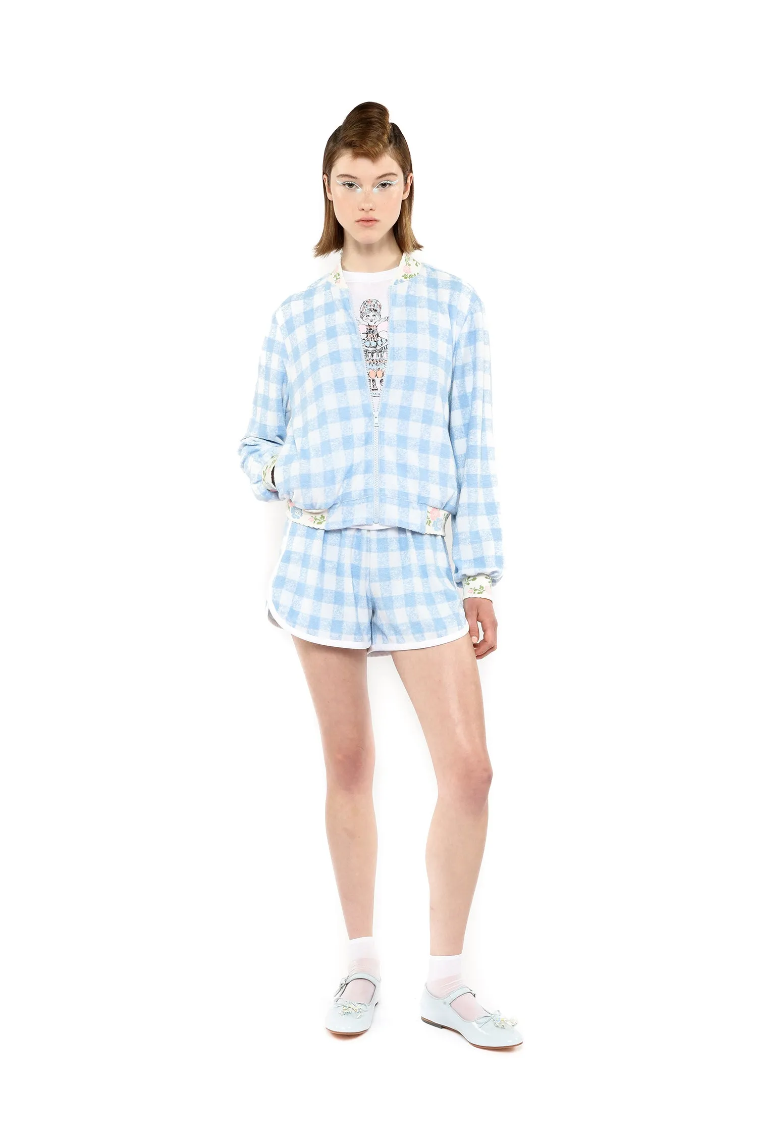 Gingham Terry Shorts sold by Anna Sui product image thumbnail 2