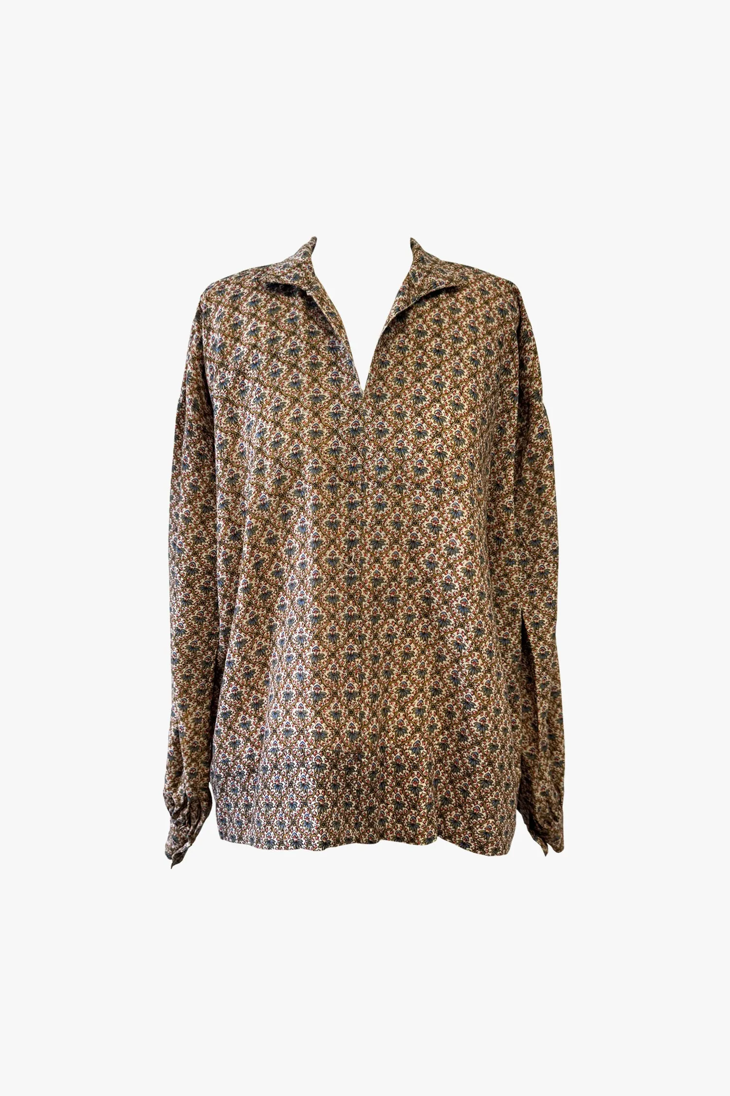 Vintage Woodblock Print Tunic sold by Anna Sui