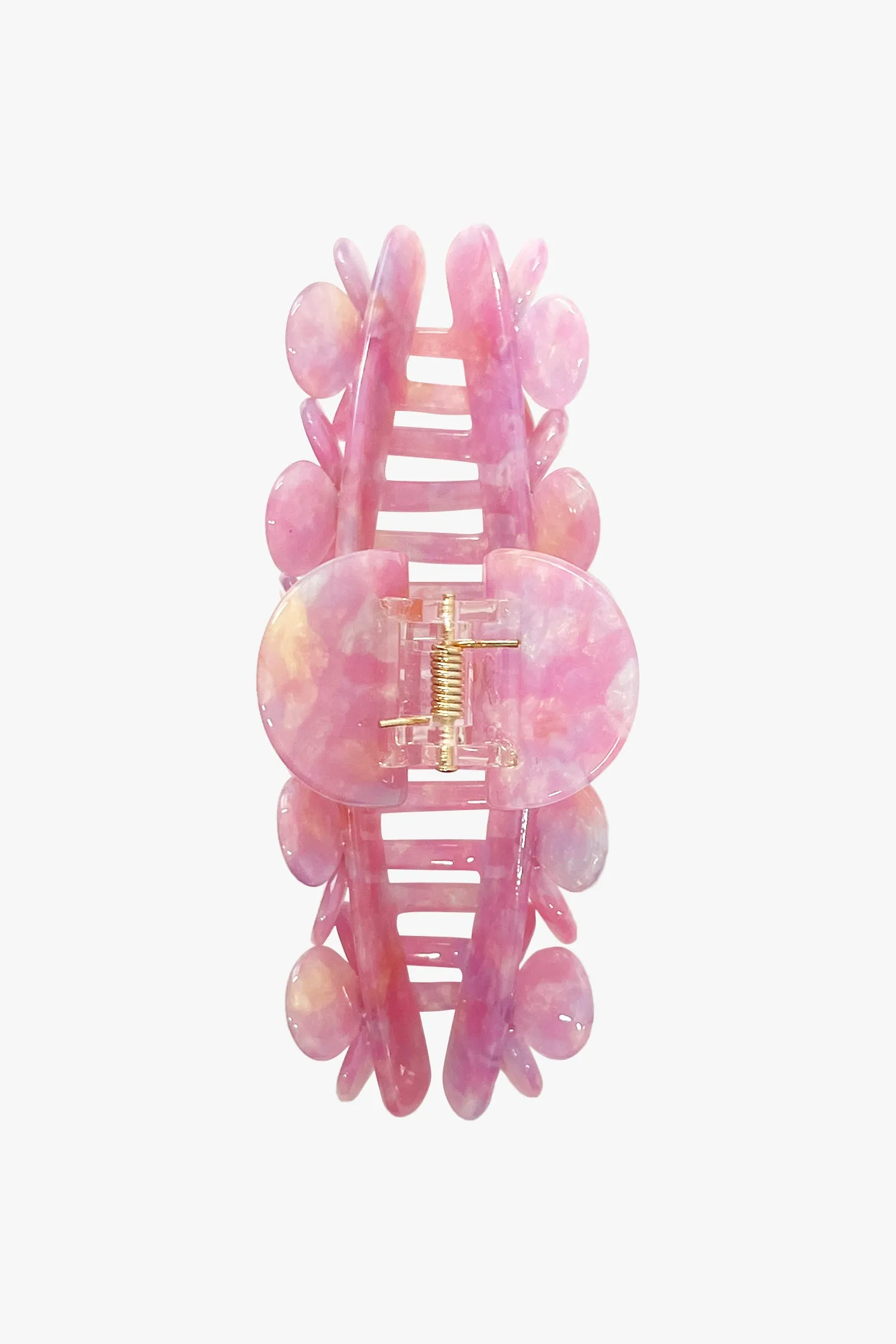 Gemstone Blossom Large Jaw Clip - Pink sold by Anna Sui product image thumbnail 2