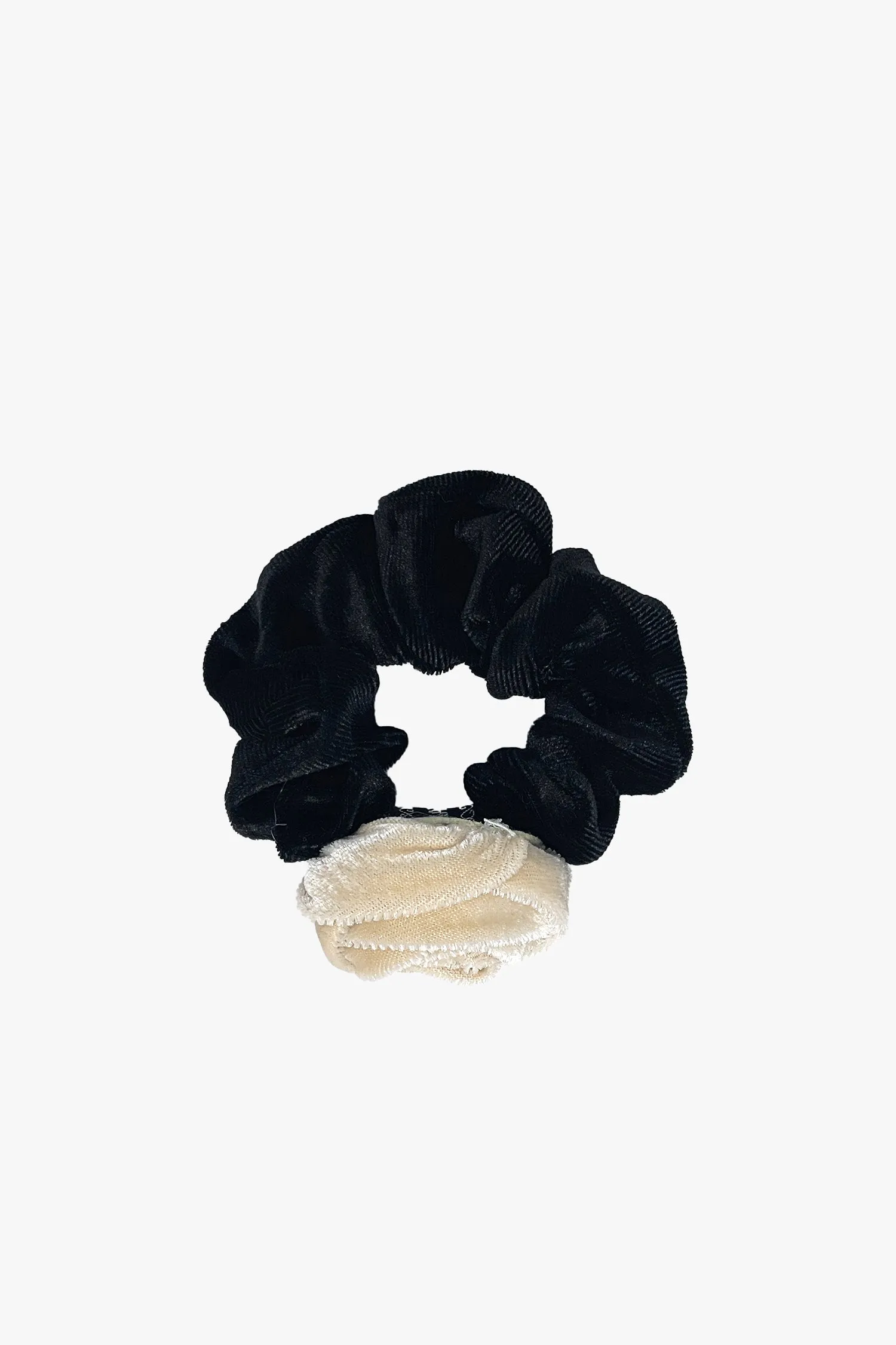 Velvet Rosette Scrunchie-Ivory sold by Anna Sui product image thumbnail 2