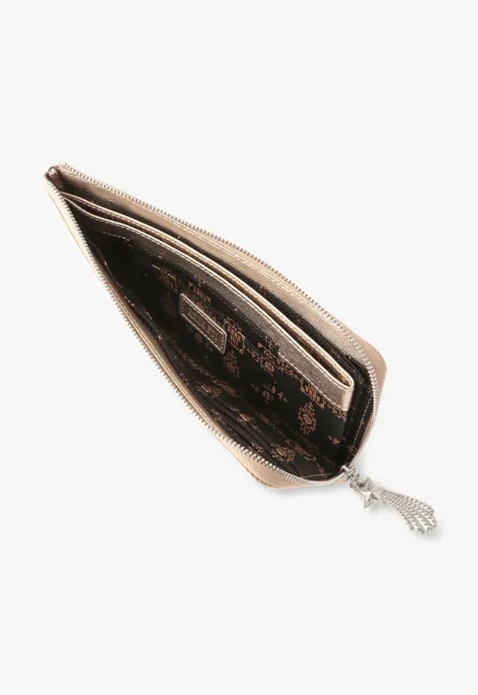 Starstruck Half-Zip Wallet - Gold sold by Anna Sui product image thumbnail 3