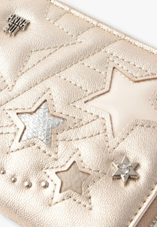 Starstruck Half-Zip Wallet - Gold sold by Anna Sui product image thumbnail 5