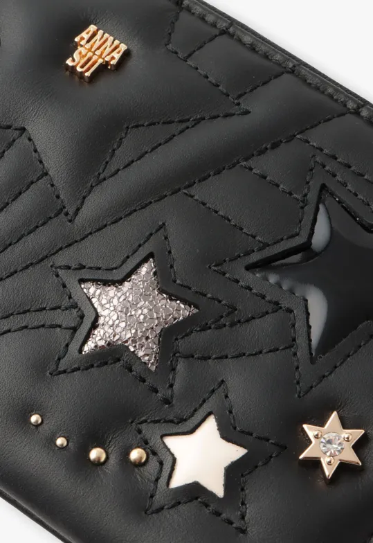 Starstruck Half-Zip Wallet - Black sold by Anna Sui product image thumbnail 5