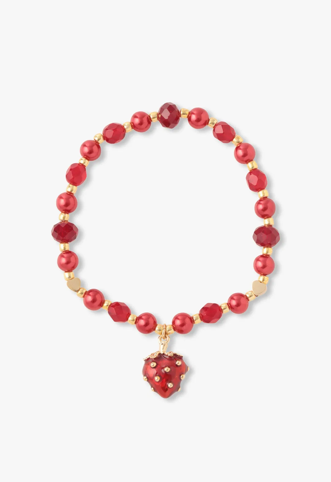 Sweet Strawberry Charm Bracelet sold by Anna Sui