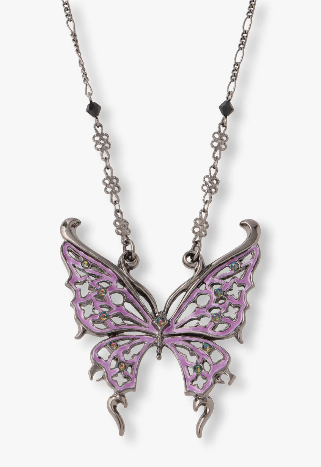 Rock & Roll Butterfly Necklace sold by Anna Sui product image thumbnail 2