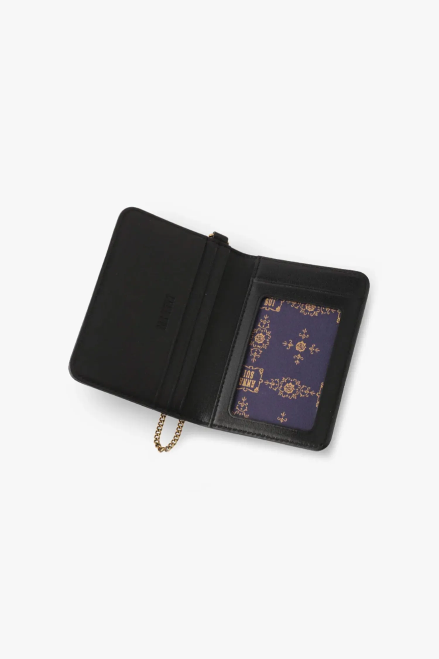 Black Retro Button Pass Case sold by Anna Sui product image thumbnail 2