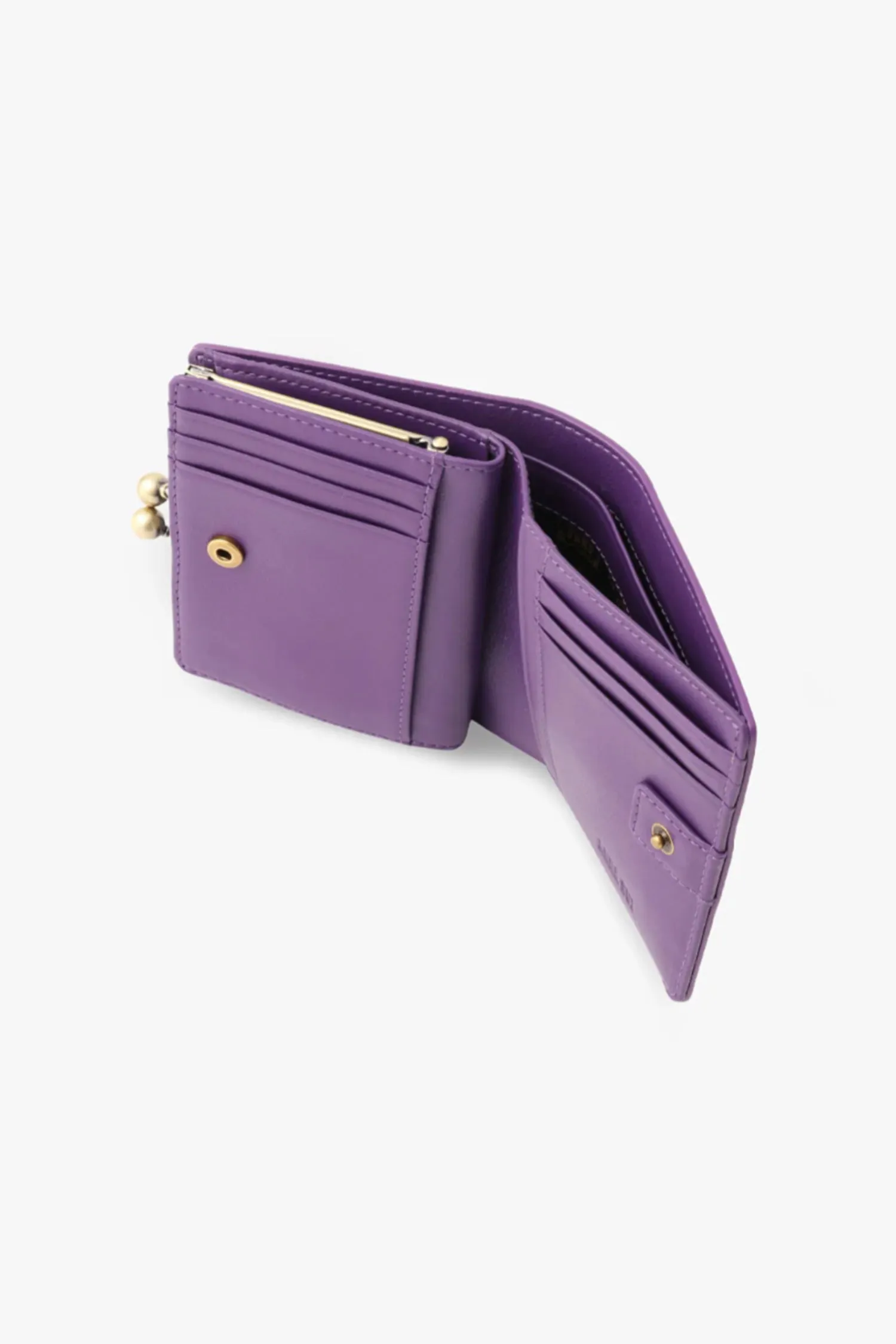 Purple Retro Button Small Wallet sold by Anna Sui product image thumbnail 3