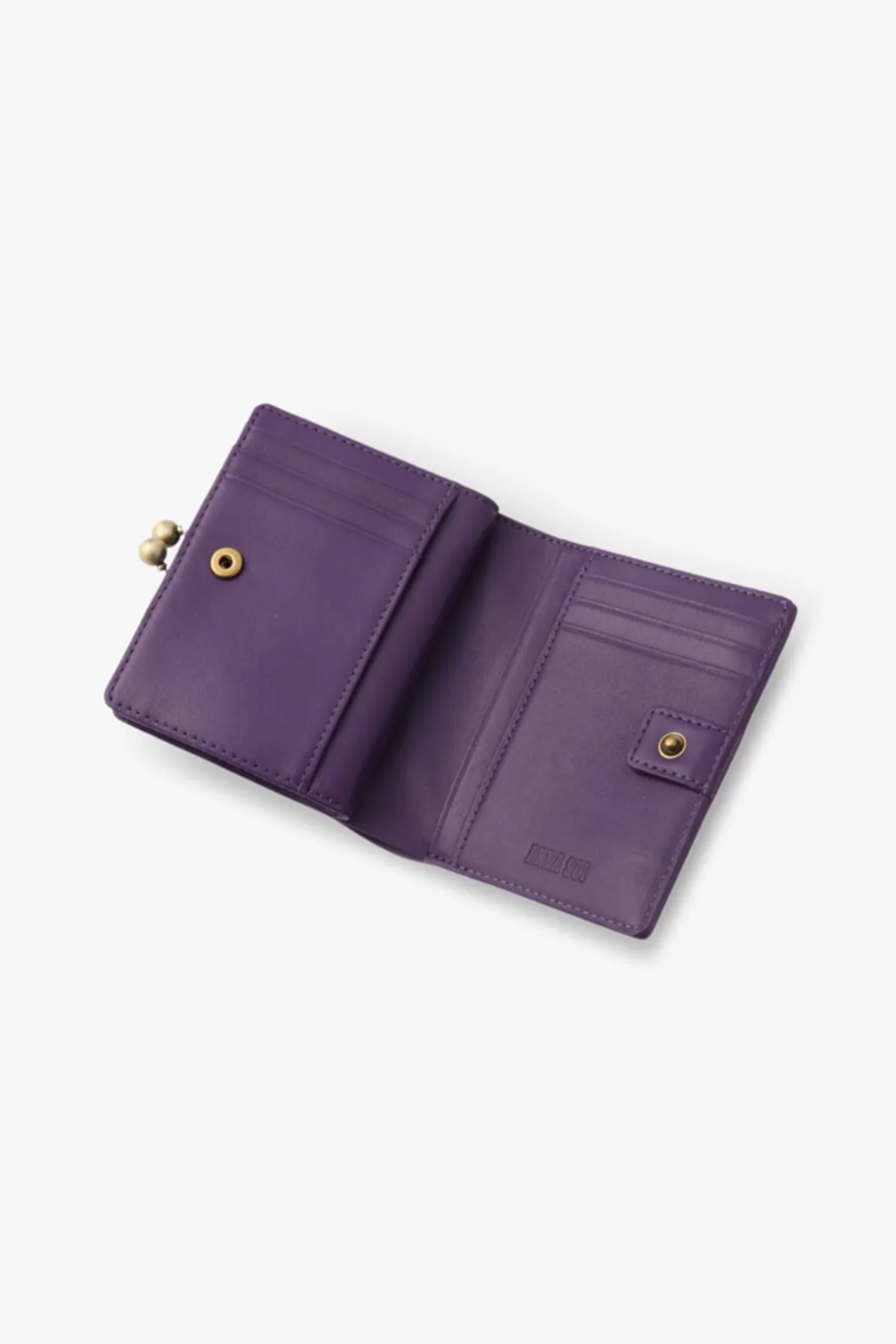 Purple Retro Button Small Wallet sold by Anna Sui product image thumbnail 4