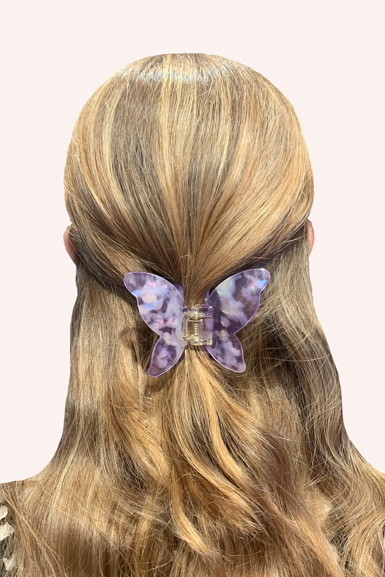 Large Gemstone Butterfly Jaw Clip - Lavender sold by Anna Sui product image thumbnail 4