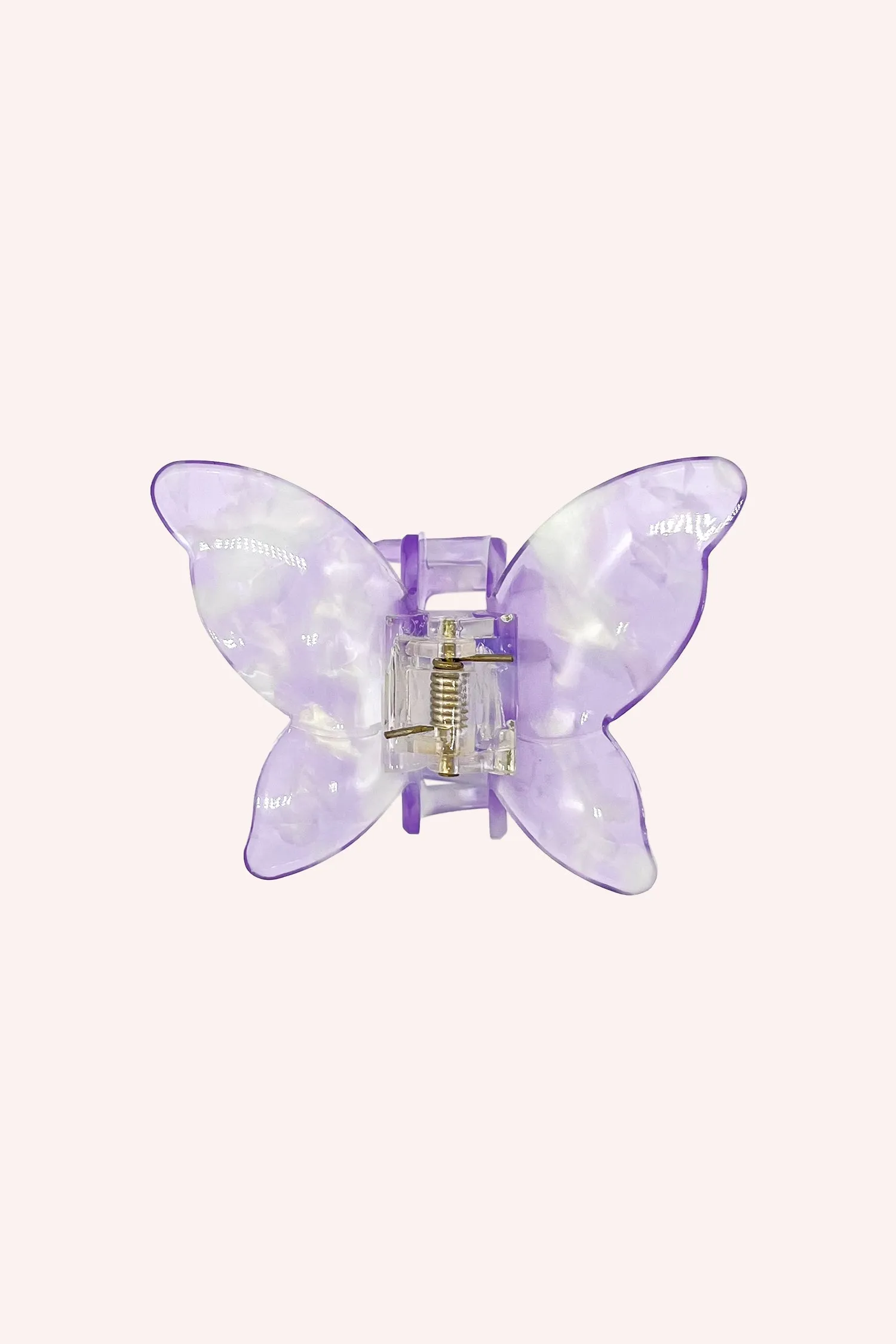 Large Gemstone Butterfly Jaw Clip - Lavender sold by Anna Sui
