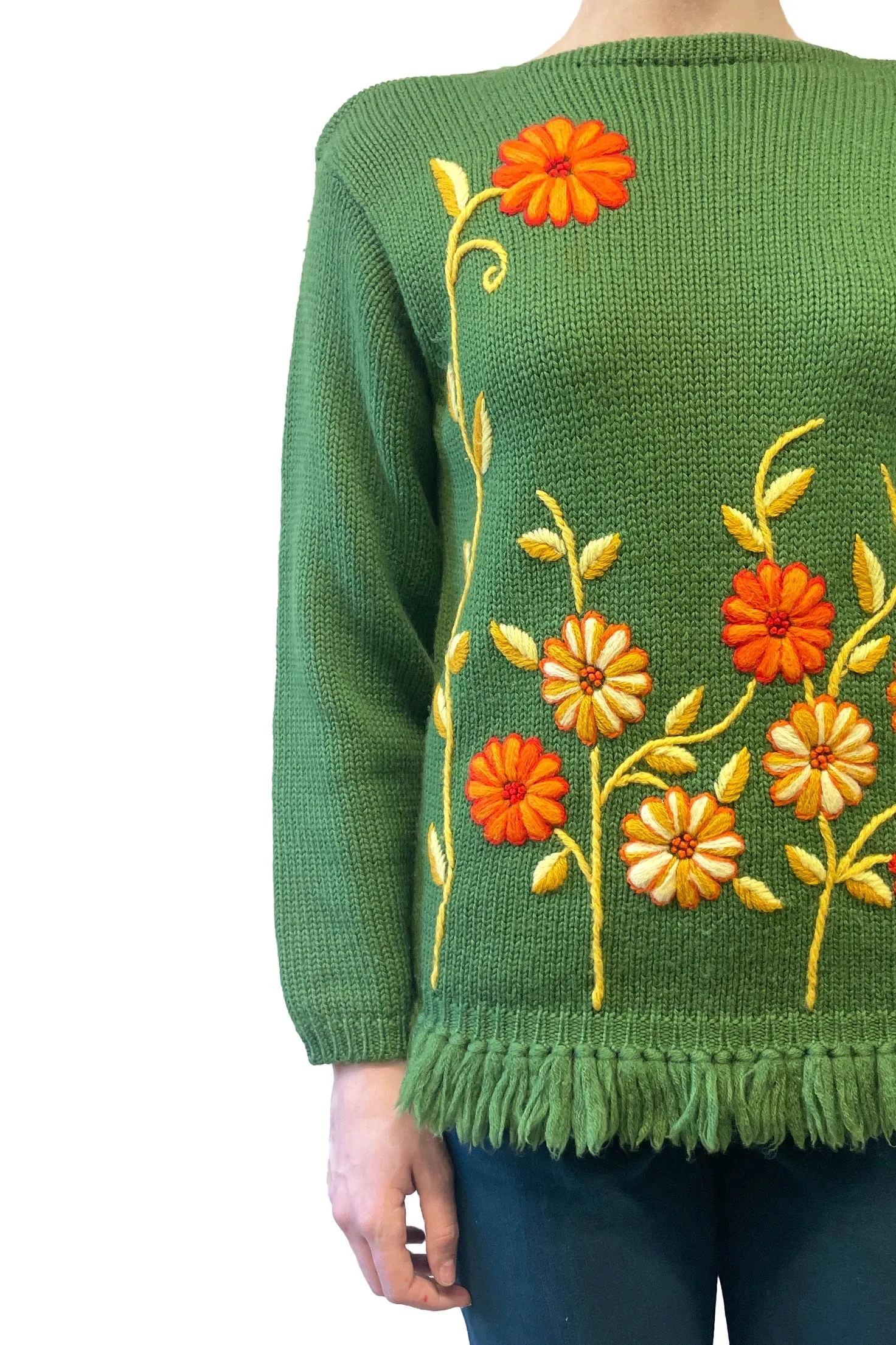 Vintage Embroidered Floral Sweater sold by Anna Sui product image thumbnail 4