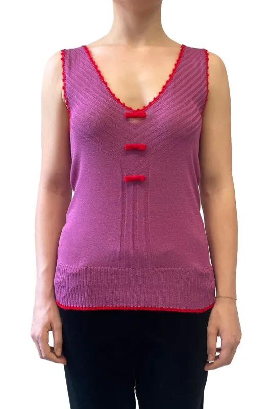 James Coviello for Anna Sui Fall 2004 Sweater Vest sold by Anna Sui