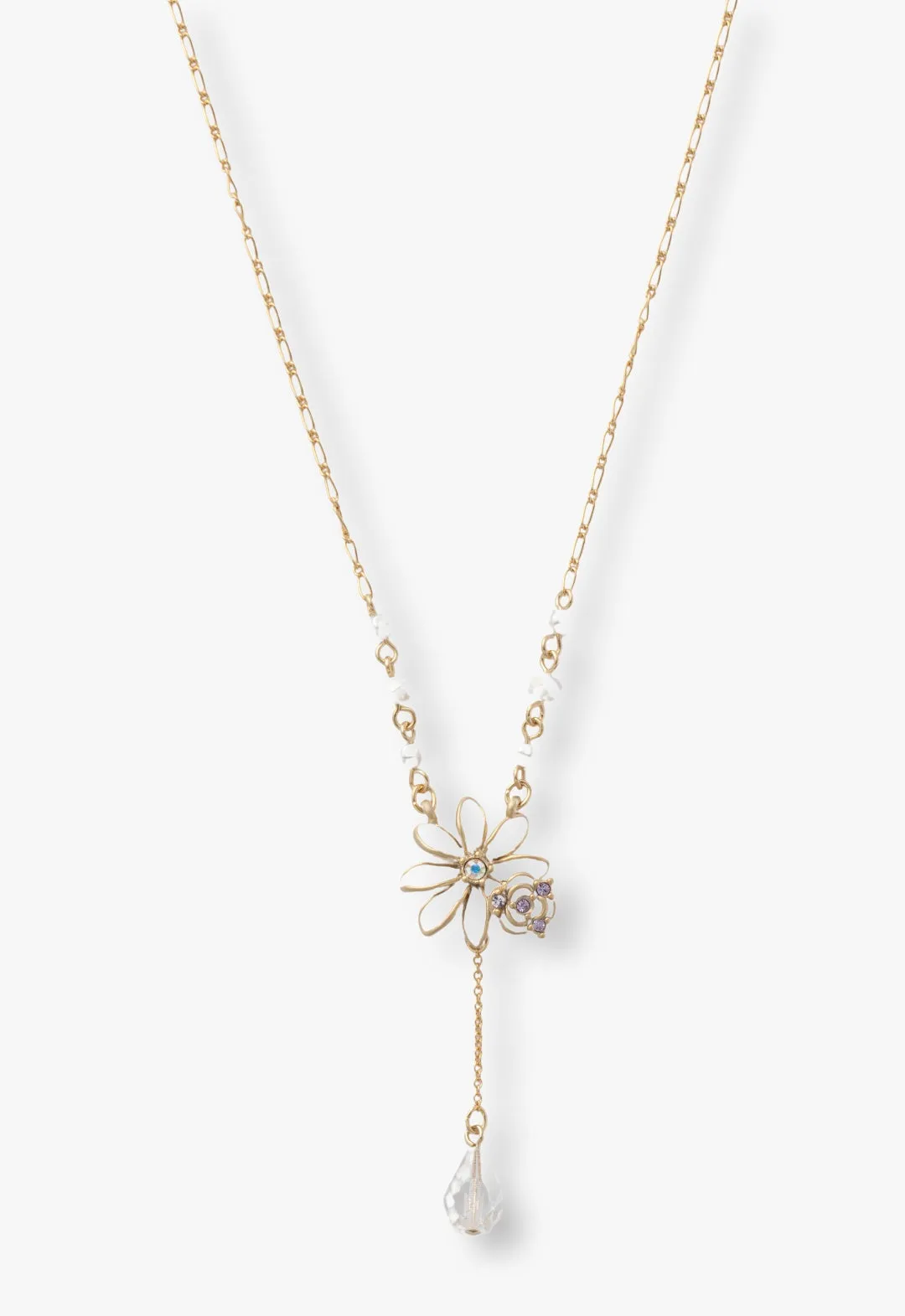 Flower Teardrop Necklace sold by Anna Sui product image thumbnail 2