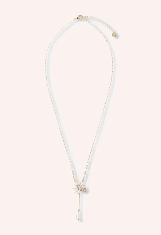 Flower Teardrop Necklace sold by Anna Sui